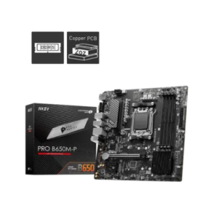 MSI PRO B650M-P DDR5 AMD AM5 mATX Motherboard