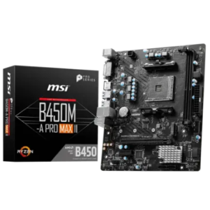 MSI B450M-A PRO MAX II AMD AM4 Motherboard