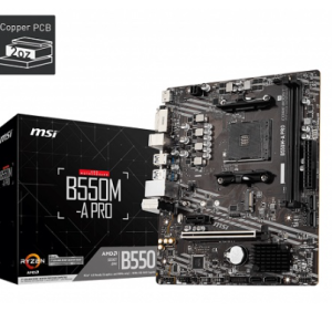 MSI B550M-A PRO DDR4 AMD AM4 Micro ATX Motherboard