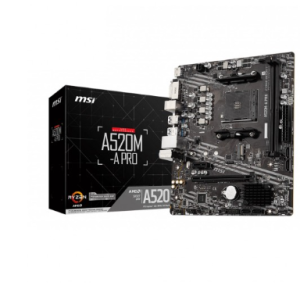MSI A520M-A Pro AM4 AMD Micro-ATX Motherboard