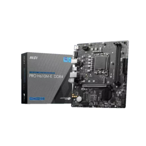 MSI PRO H610M-E DDR4 mATX Motherboard
