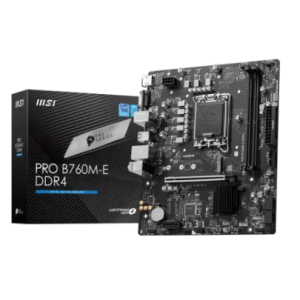 MSI PRO B760M-E DDR4 mATX Motherboard